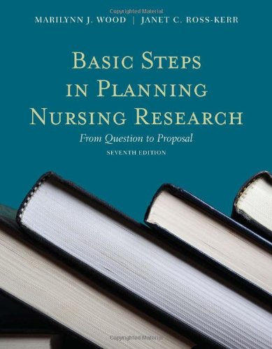 Basic Steps In Planning Nursing Research From Question To Proposal Seventh Edition 7th Marilynn J Wood