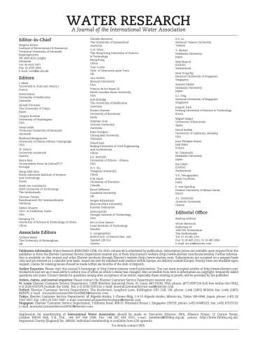 Water Research Volume 44 Issue 2 Mark Van Loosdrecht