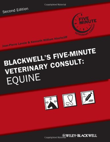 Blackwells Fiveminute Veterinary Consult Equine 2nd Edition 2nd Jeanpierre Lavoie
