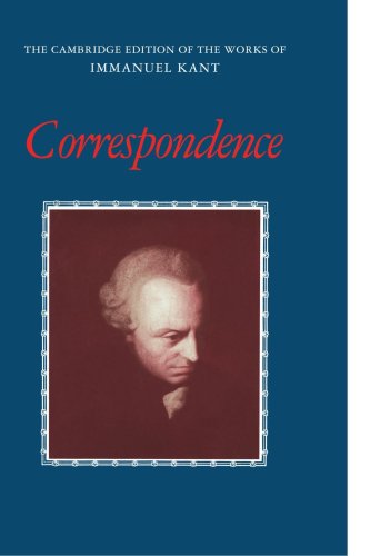 Correspondence 1st Edition Immanuel Kant