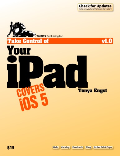 Take Control Of Your Ipad Tonya Engst