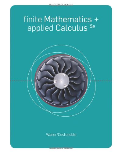 Finite Mathematics And Applied Calculus 5th Edition Available 2011 Titles Enhanced Web Assign 5th Stefan Waner