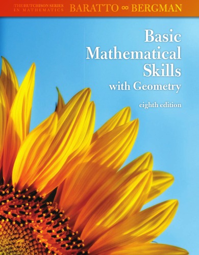 Hutchisons Basic Mathematical Skills With Geometry 8th Edition 8th Stefan Baratto