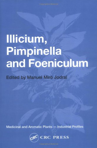 Illicium Pimpinella And Foeniculum Medicinal And Aromatic Plantsindustrial Profiles 1st Edition Manuel Miró Jodral