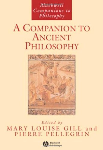 A Companion To Ancient Philosophy 1st Edition Mary Louise Gill