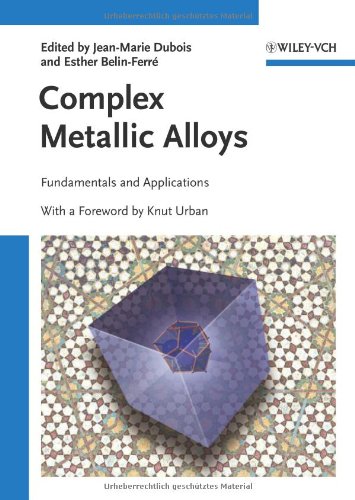 Complex Metallic Alloys Fundamentals And Applications 1st Edition Jeanmarie Dubois