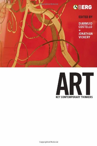 Art Key Contemporary Thinkers Diarmuid Costello Jonathan Vickery Editors
