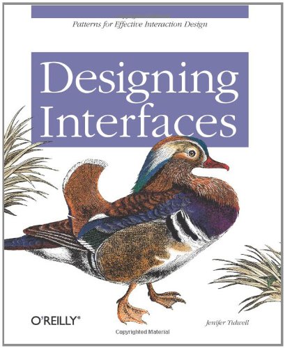 Designing Interfaces Patterns For Effective Interaction Design 1st Edition Jenifer Tidwell