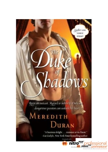 The Duke Of Shadows Meredith Duran