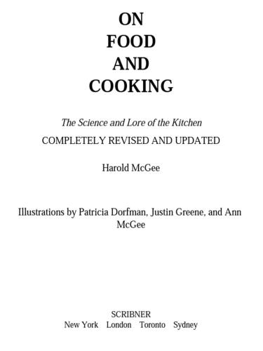 On Food And Cooking Harold Mcgee