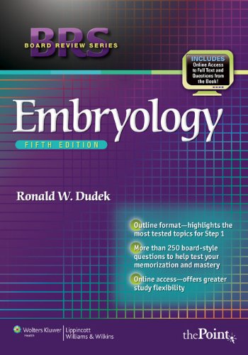Brs Embryology 5th Edition 5th Edition Ronald W Dudek