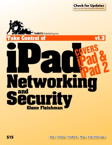 Take Control Of Ipad Networking Security V13 13 Glenn Fleishman