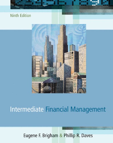 Intermediate Financial Management Ninth Edition 9th Edition Eugene F Brigham