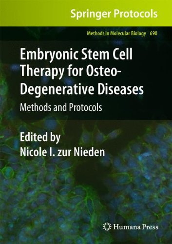 Embryonic Stem Cell Therapy For Osteodegenerative Diseases Methods And Protocols 1st Edition Nicole I Zur Nieden Auth