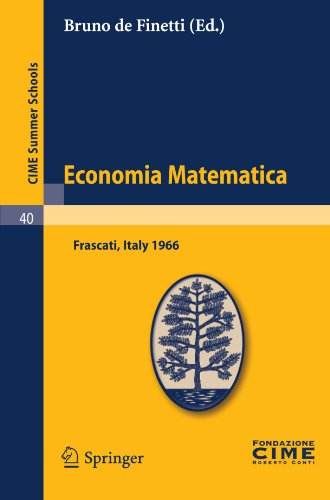 Economia Matematica 1st Edition S N Afriat Auth Bruno De Finetti Eds