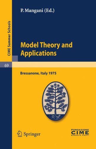 Model Theory And Applications 1st Edition Gerald E Sacks Auth