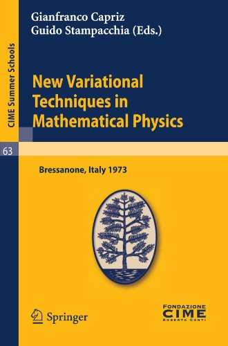 New Variational Techniques In Mathematical Physics Claudio Baiocchi Auth