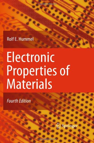 Electronic Properties Of Materials 4th Edition Rolf E Hummel Auth