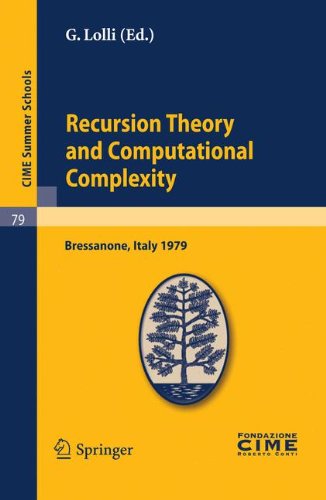 Recursion Theory And Computational Complexity 1st Edition Steve Homer Auth