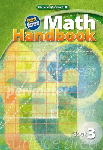 Quick Review Math Handbook Book 3 Student Edition 1st Glencoe