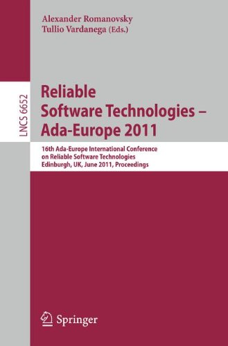 Reliable Software Technologies Adaeurope 2011 16th Adaeurope International Conference On Reliable Software Technologies Edinburgh Uk June 2024 2011 Proceedings 1st Edition Jeffrey Oleary Auth