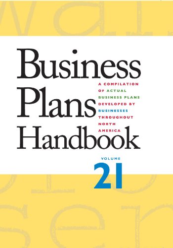 Business Plans Handbook Volume 21 21th Edition Cengage Gale