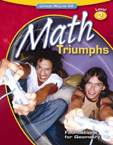 Math Triumphsfoundations For Geometry 1st Edition Mcgrawhill