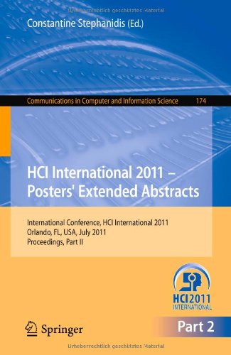 Hci International 2011 Posters Extended Abstracts International Conference Hci International 2011 Orlando Fl Usa July 914 2011 Proceedings Part Ii 1st Edition Valdecir Becker