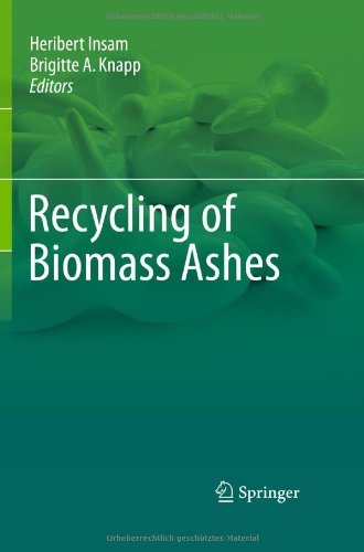 Recycling Of Biomass Ashes 1st Edition Brigitte Amalia Knapp
