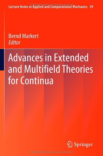 Advances In Extended And Multifield Theories For Continua 1st Edition Bob Svendsen Auth