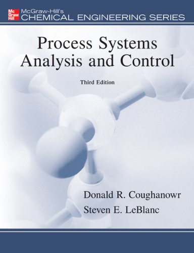 Process Systems Analysis And Control 3rd Edition Donald Coughanowr