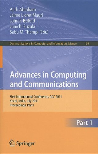Advances In Computing And Communications First International Conference Acc 2011 Kochi India July 2224 2011 Proceedings Part I 1st Edition Jayashree Padmanabhan