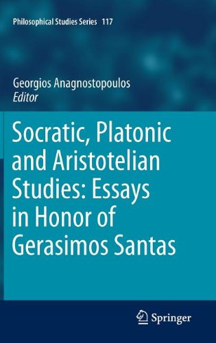 Socratic Platonic And Aristotelian Studies Essays In Honor Of Gerasimos Santas 1st Edition Michael Ferejohn Auth
