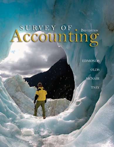 Survey Of Accounting 2nd Edition Thomas Edmonds Philip Olds Frances Mcnair