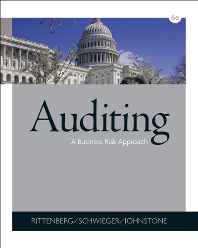 Auditing A Business Risk Approach 6th Edition Larry E Rittenberg
