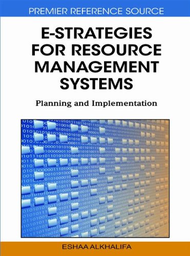 Estrategies For Resource Management Systems Planning And Implementation First Eshaa Alkhalifa