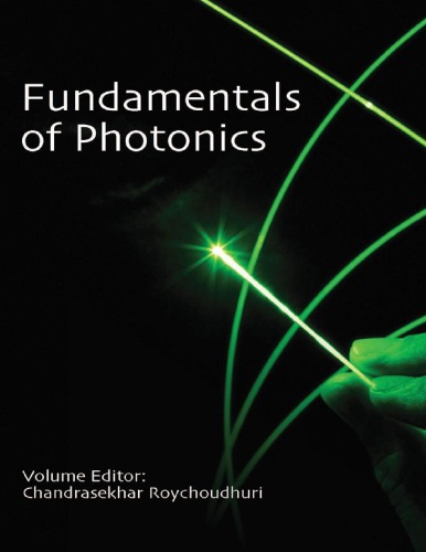 Fundamentals Of Photonics Chandrasekhar Roychoudhuri Editor