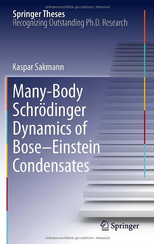 Manybody Schrdinger Dynamics Of Boseeinstein Condensates 1st Edition Kaspar Sakmann Auth