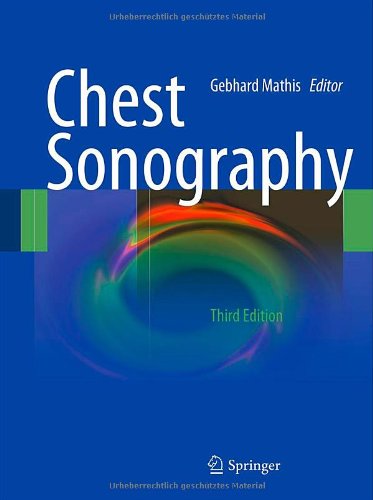 Chest Sonography 3rd Edition Sonja Beckh Auth Gebhard Mathis Eds