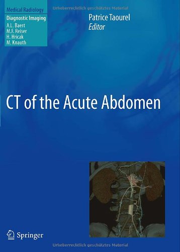 Ct Of The Acute Abdomen 1st Edition Mustapha Sebbane Richard Dumont