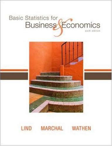Basic Statistics For Business And Economics With Student Cd 6th Douglas A Lind