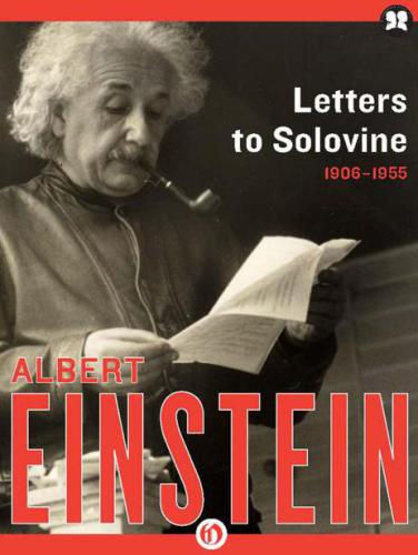 Letters To Solovine 19061955 Albert Einstein