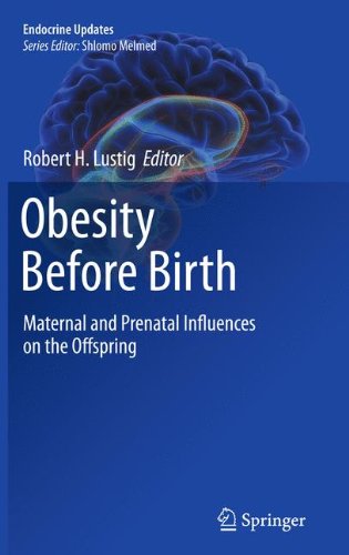 Obesity Before Birth Maternal And Prenatal Influences On The Offspring 1st Edition Robert H Lustig Auth