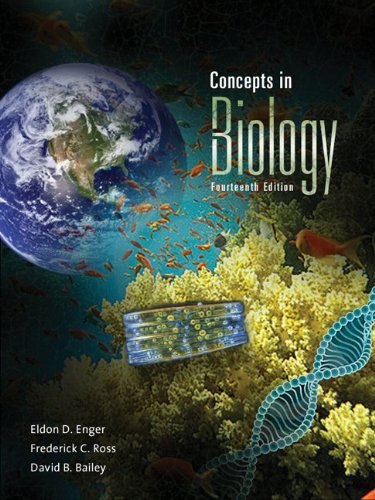 Concepts In Biology 14th Edition 14th Edition Eldon D Enger
