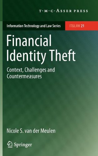 Financial Identity Theft Context Challenges And Countermeasures 1st Edition Nicole S Van Der Meulen Auth