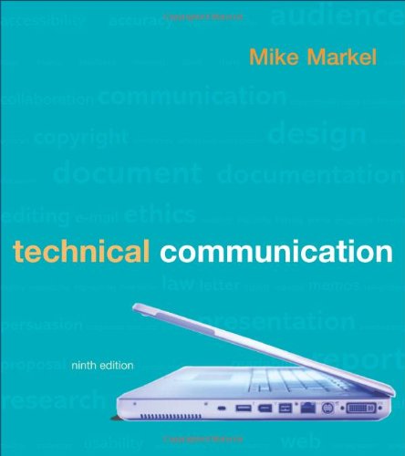 Technical Communication 9th Edition Mike Markel