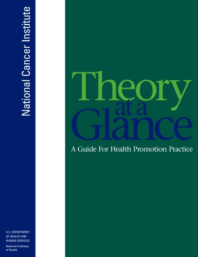 Theory At A Glance A Guide For Health Promotion Practice Nih Number 053896 Monographtechnical Report National Cancer Institute