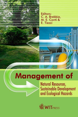 Management Of Natural Resources Sustainable Development And Ecological Hazards C A Brebbia