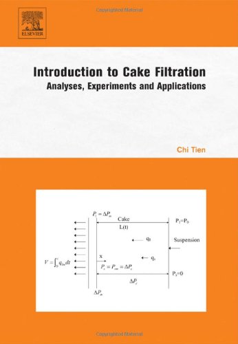Introduction To Cake Filtration Analyses Experiments And Applications 1st Edition Chi Tien