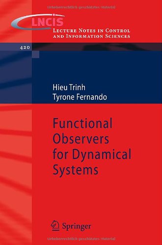 Functional Observers For Dynamical Systems 1st Edition Hieu Trinh
